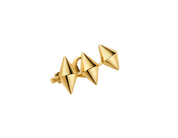 Carave Paris Serpenti Pyramid Gold Single Ear Cuff
