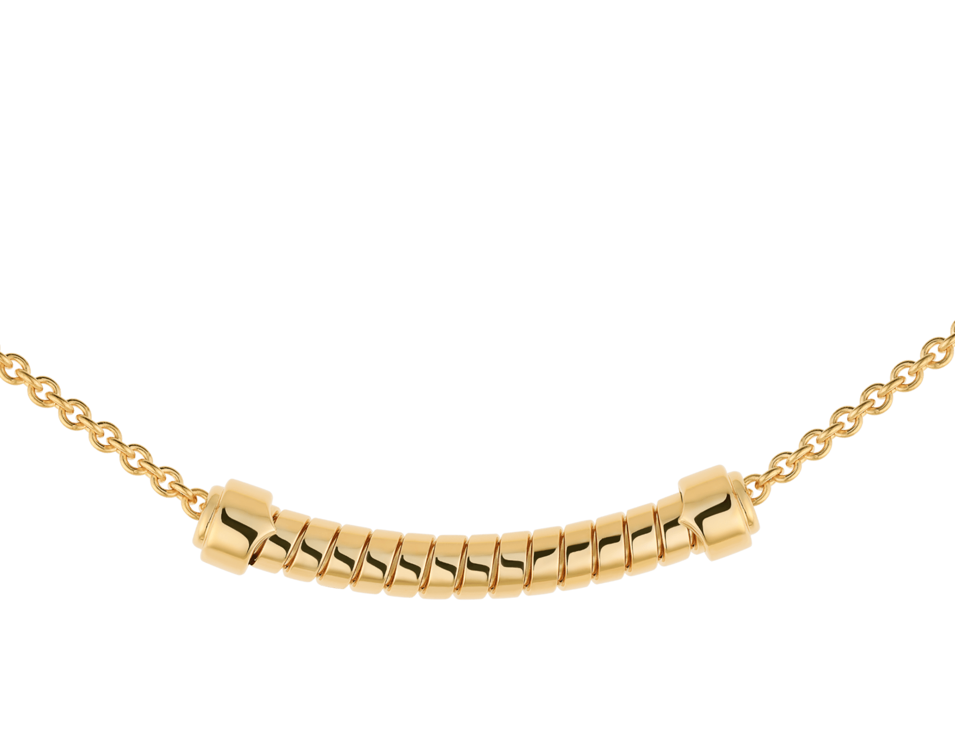 Carave Paris Serpenti Viper Tubogas Necklace in Yellow Gold