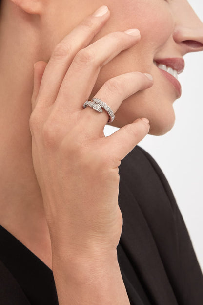 Carave Paris Serpentine Diamond Wrap Ring