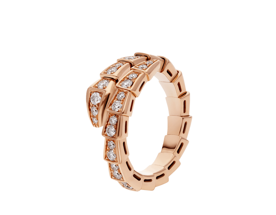 Carave Paris Serpentine Diamond Wrap Ring