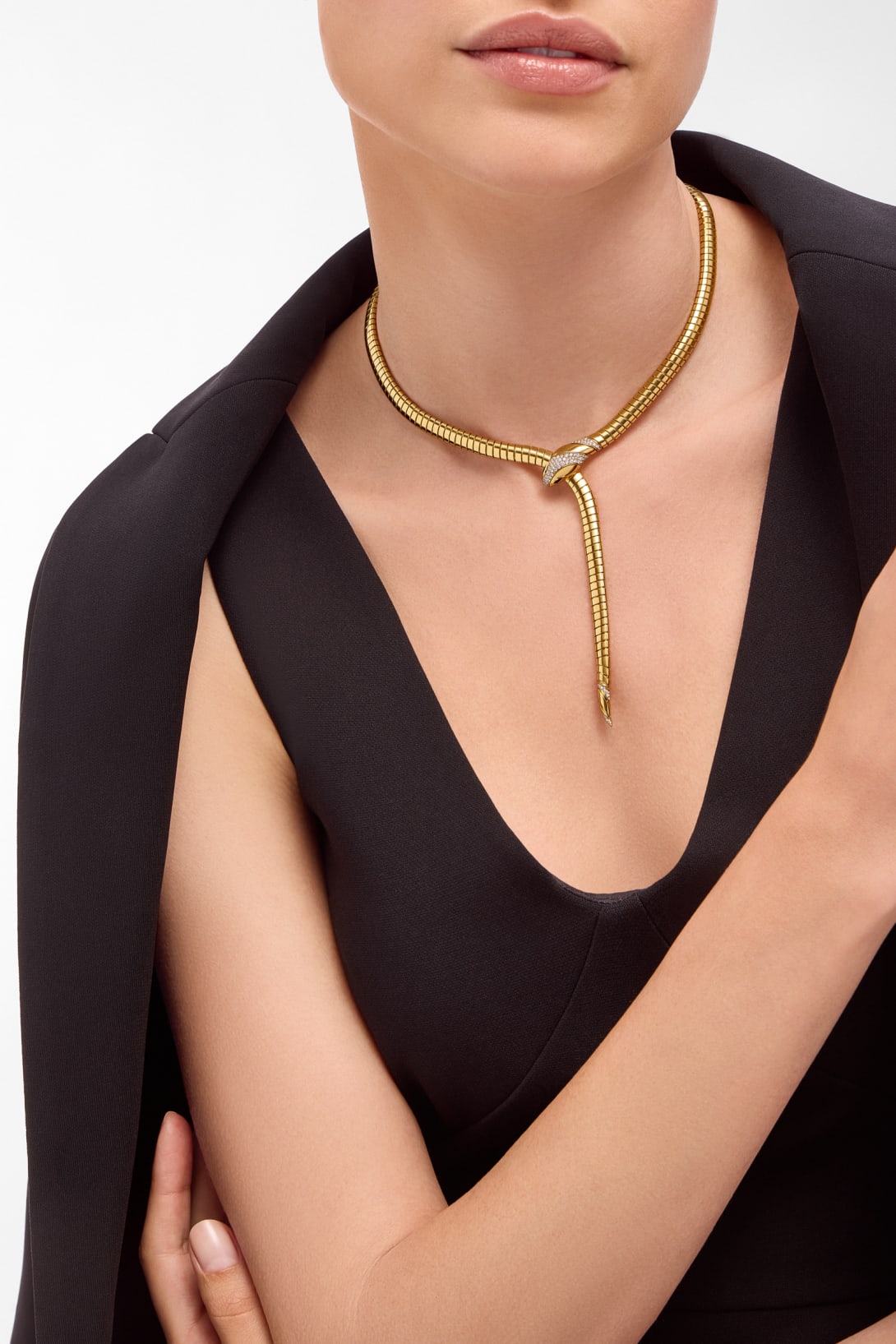 Carave Paris Serpentine Y Drop Collar Necklace