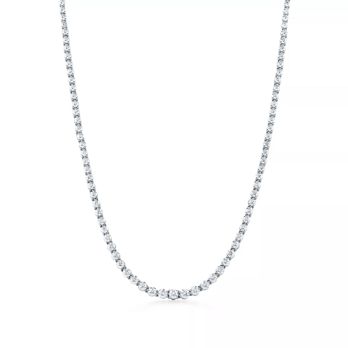 Carave Paris Silver Crystal Tennis Choker Necklace