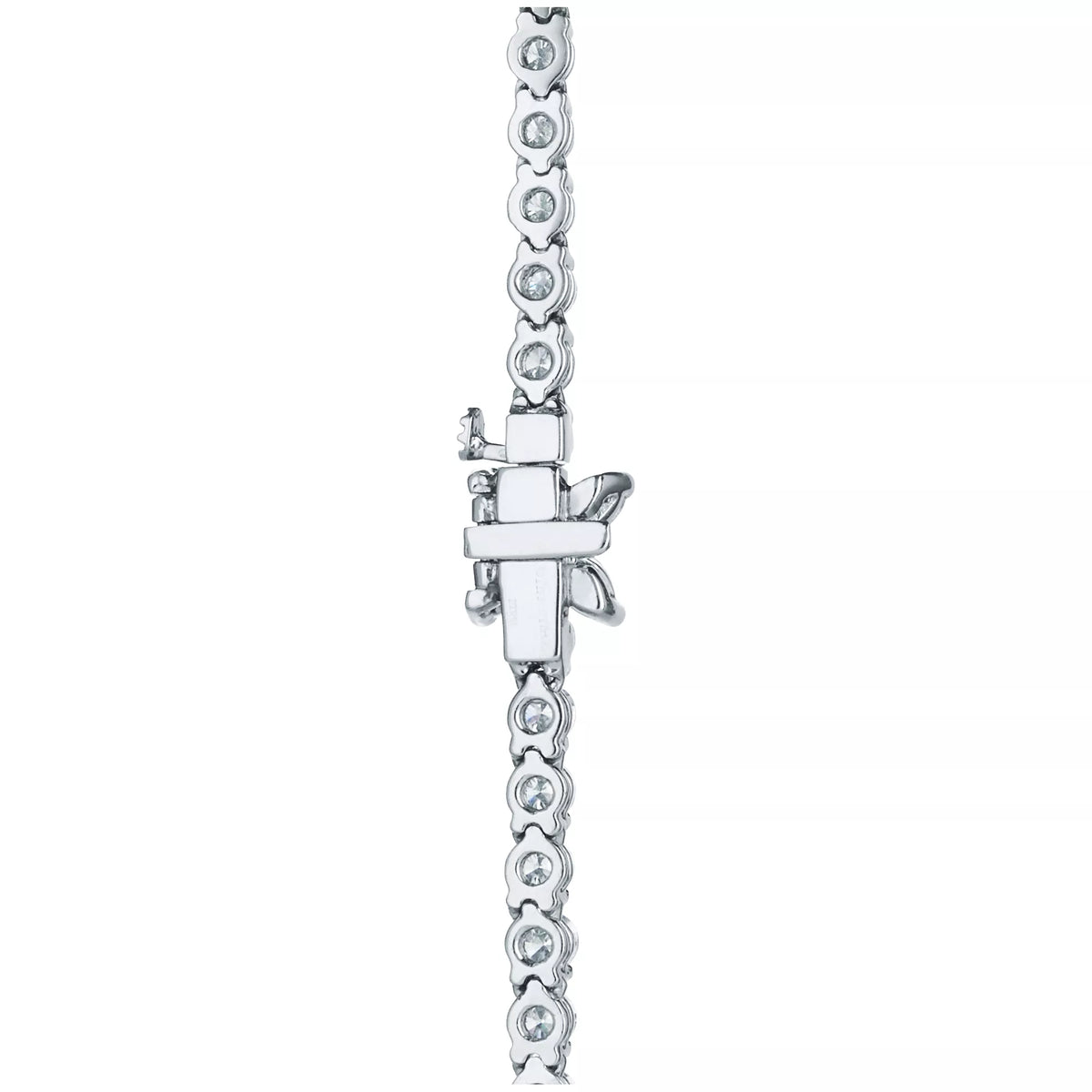 Carave Paris Silver Crystal Tennis Choker Necklace