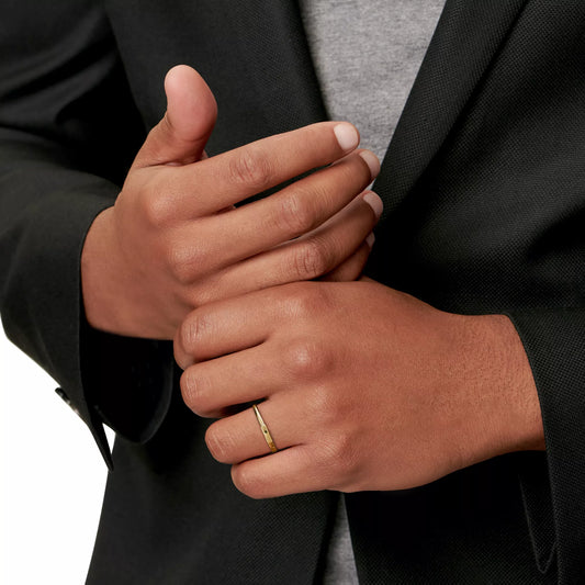 Carave Paris Slim Polished Stacking Band Ring