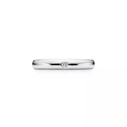 Carave Paris Solitaire Bezel Diamond Band Ring