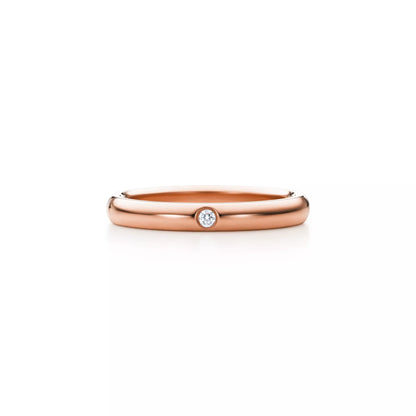 Carave Paris Solitaire Bezel Diamond Band Ring