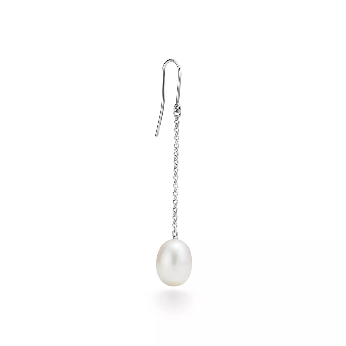 Carave Paris Solitaire Pearl Chain Drop Earring