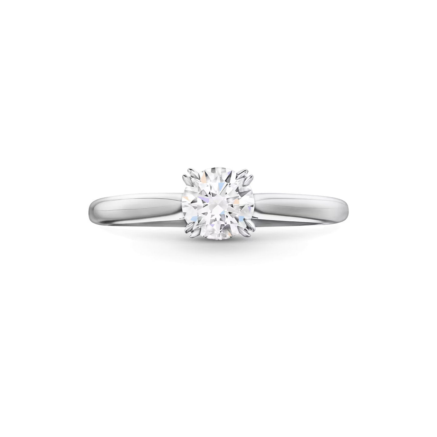 Carave Paris Solitaire Round Brilliant Diamond Engagement Ring