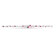 Carave Paris Sparkling Cluster Sapphire & Aqua Diamond Bracelet