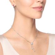 Carave Paris Sunflower Diamond Drop Necklace