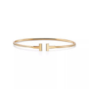 Carave Paris T Wire Gold Cuff Bracelet