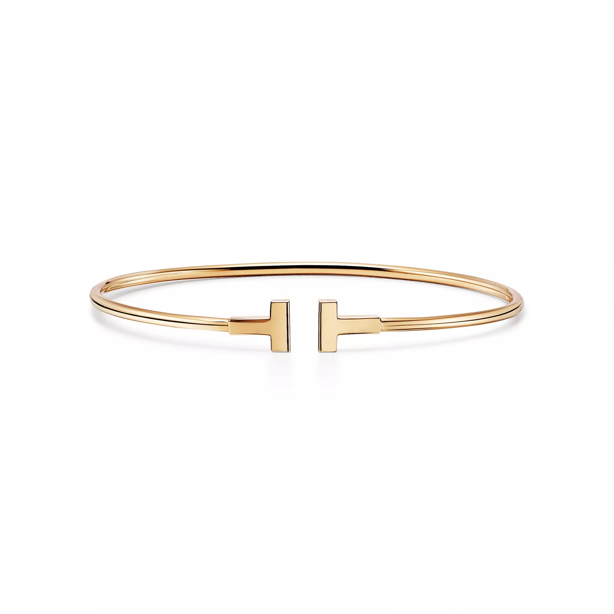 Carave Paris T Wire Gold Cuff Bracelet