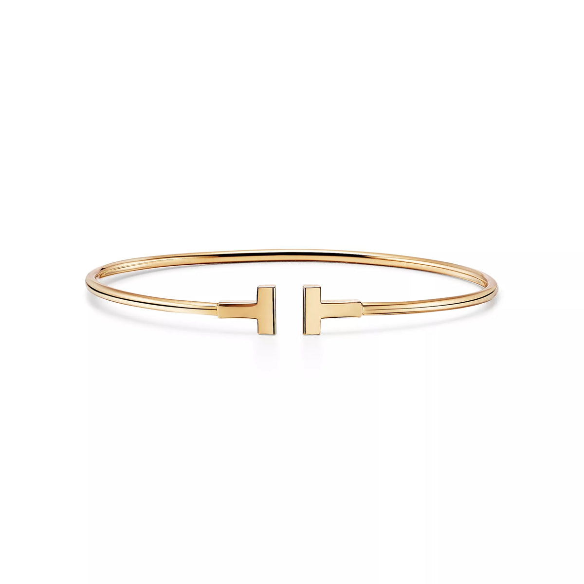 Carave Paris T Wire Gold Cuff Bracelet