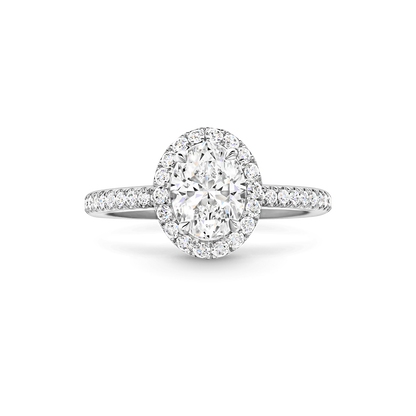 Carave Paris The One Oval Diamond Halo Engagement Ring