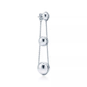 Carave Paris Triple Orb Chain Drop Earring