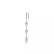 Carave Paris Triple Pearl Chain Drop Earring