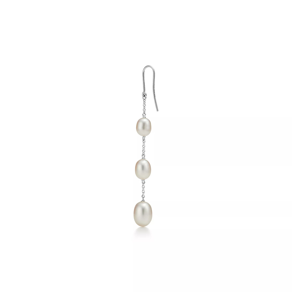 Carave Paris Triple Pearl Chain Drop Earring