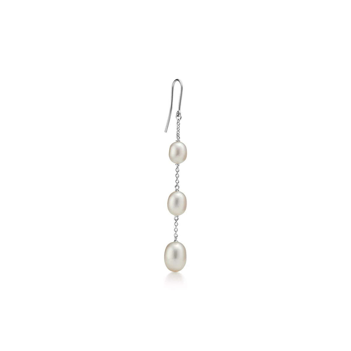Carave Paris Triple Pearl Chain Drop Earring