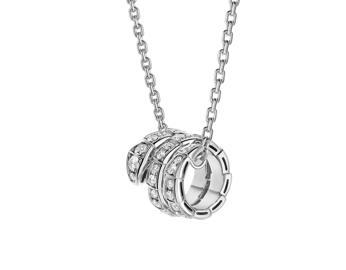 Carave Paris Triple Row Pavé Charm Necklace
