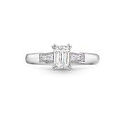 Carave Paris Tryst Emerald Cut Diamond Engagement Ring