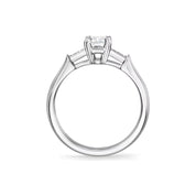 Carave Paris Tryst Emerald Cut Diamond Engagement Ring