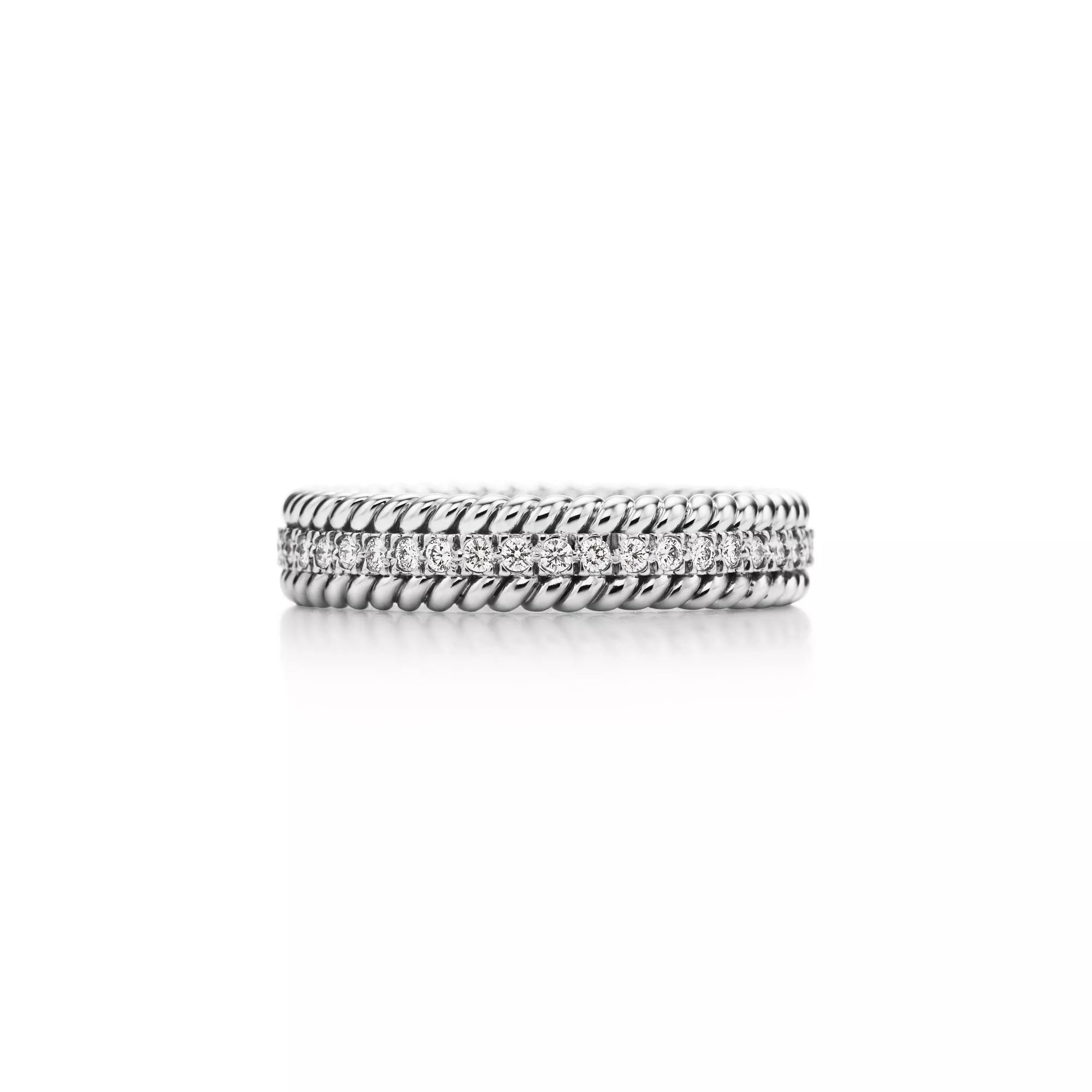 Carave Paris Twisted Pavé Eternity Band Ring