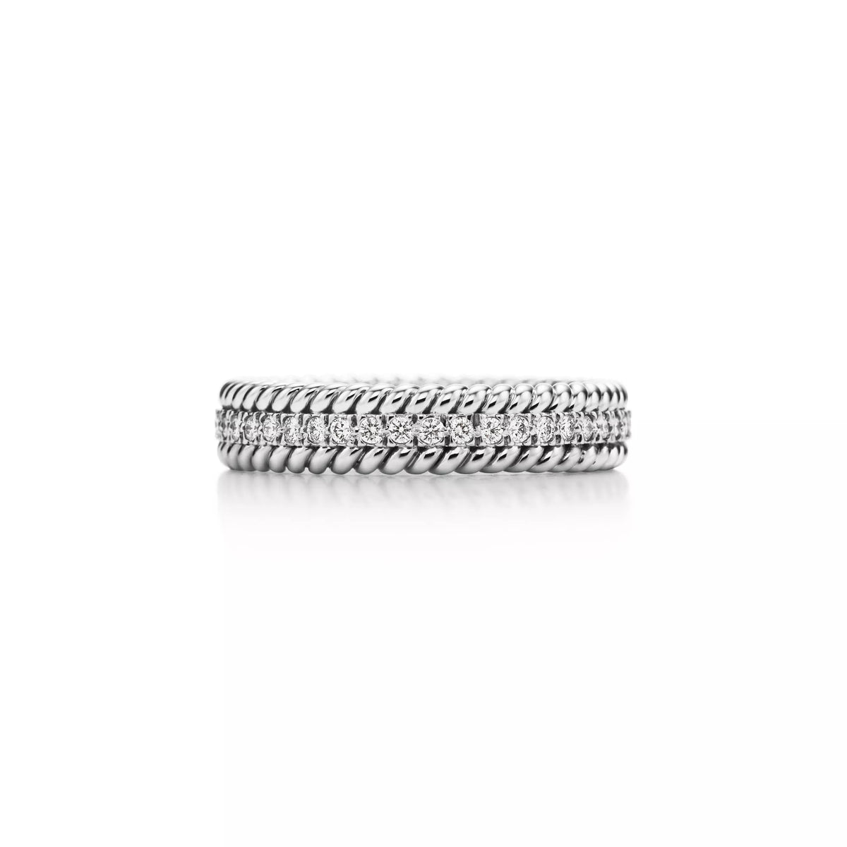 Carave Paris Twisted Pavé Eternity Band Ring
