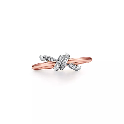 Carave Paris Two Tone Diamond Wrap Ring