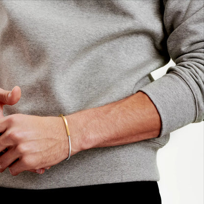 Carave Paris Two Tone Gold Cuff Bracelet