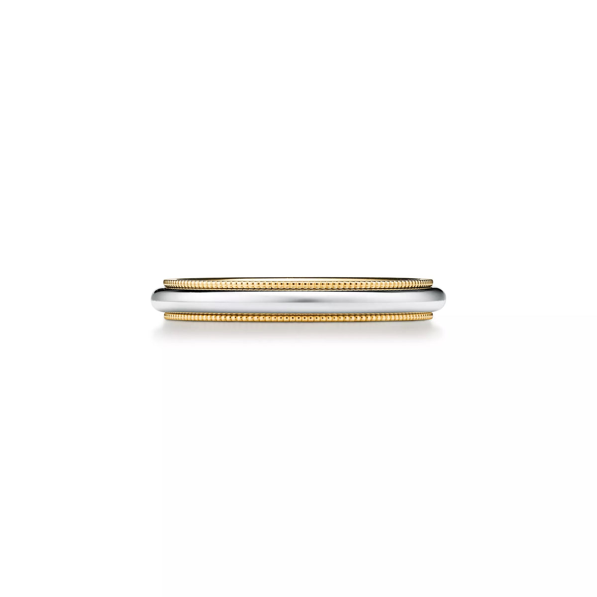 Carave Paris Two Tone Milgrain Wedding Band