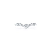 Carave Paris V-Shaped Diamond Contour Band