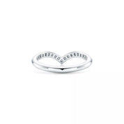 Carave Paris V-Shaped Diamond Contour Band