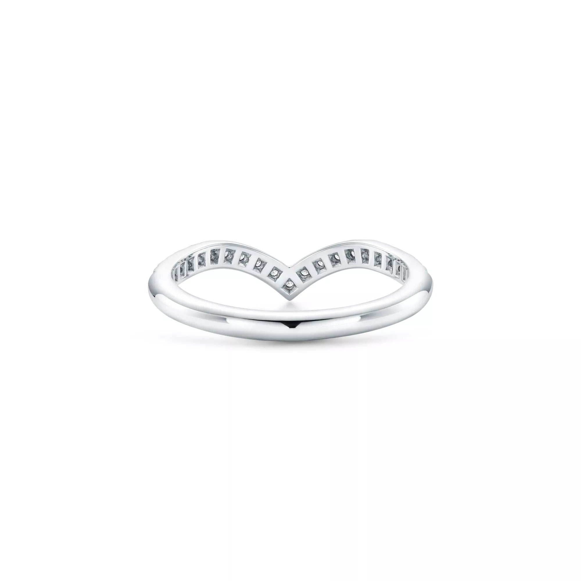 Carave Paris V-Shaped Diamond Contour Band