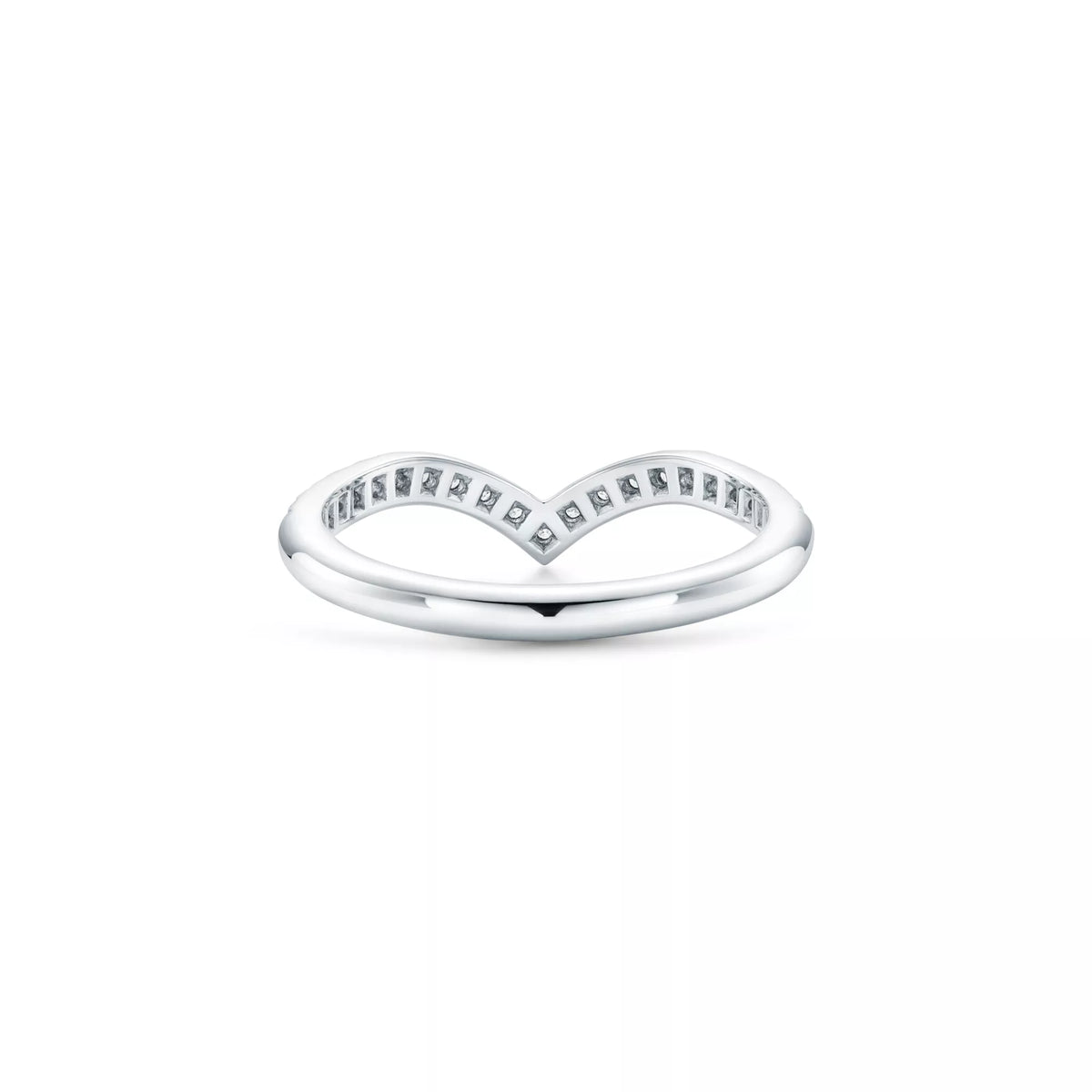 Carave Paris V Shaped Diamond Contour Band