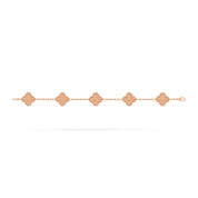 Carave Paris Vintage Alhambra Floral Link Bracelet