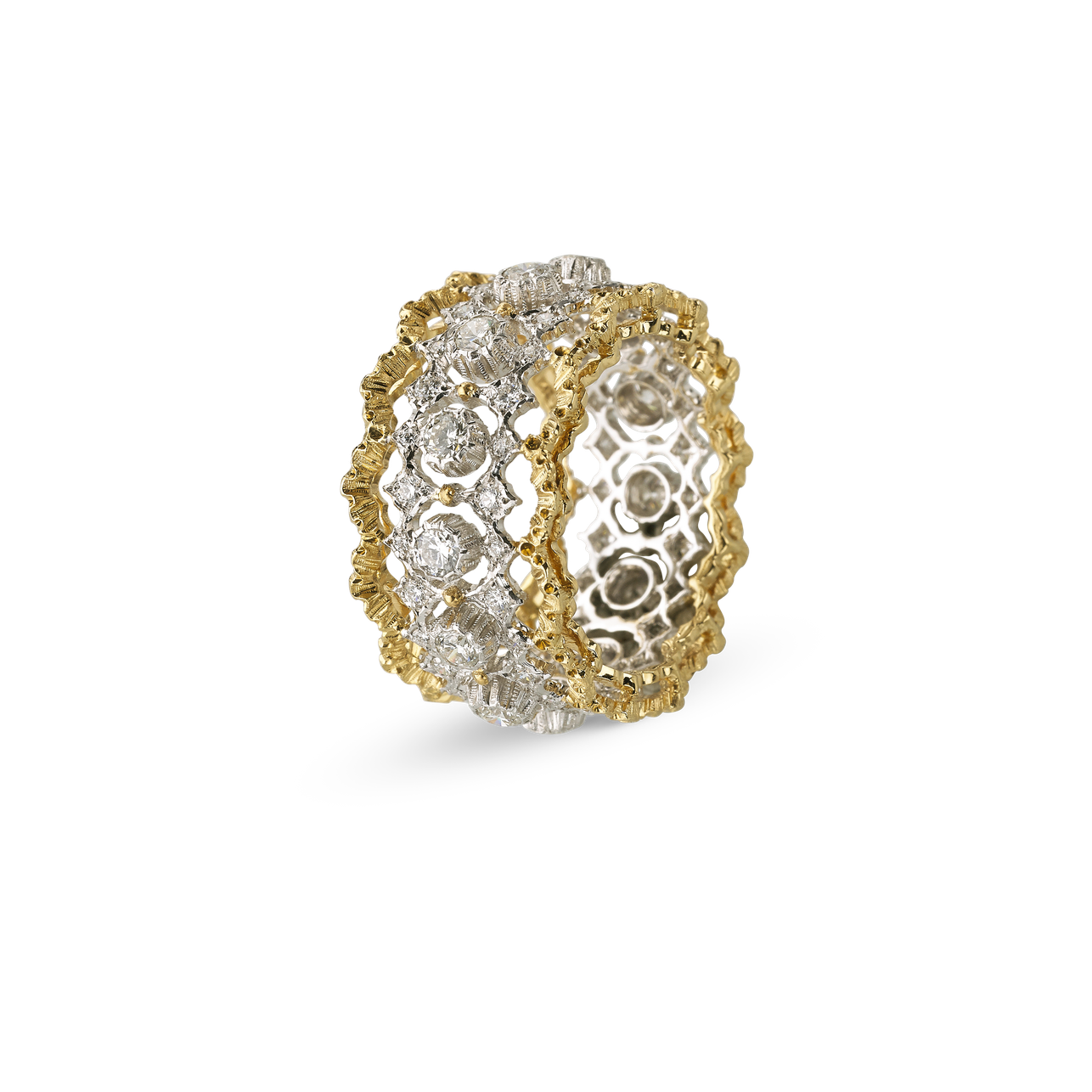 Carave Paris Vintage Diamond Lattice Cocktail Ring