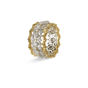 Carave Paris Vintage Diamond Lattice Cocktail Ring