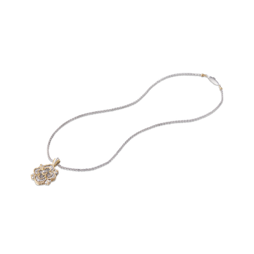 Carave Paris Vintage Floral Bloom Pendant Necklace
