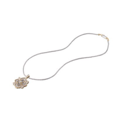 Carave Paris Vintage Floral Medallion Pendant Necklace
