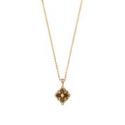 Carave Paris Vintage Floral Medallion Pendant Necklace