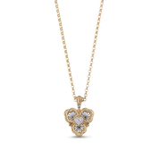 Carave Paris Vintage Floral Medallion Pendant Necklace