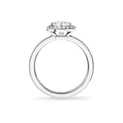 Carave Paris Vintage Halo Round Diamond Engagement Ring
