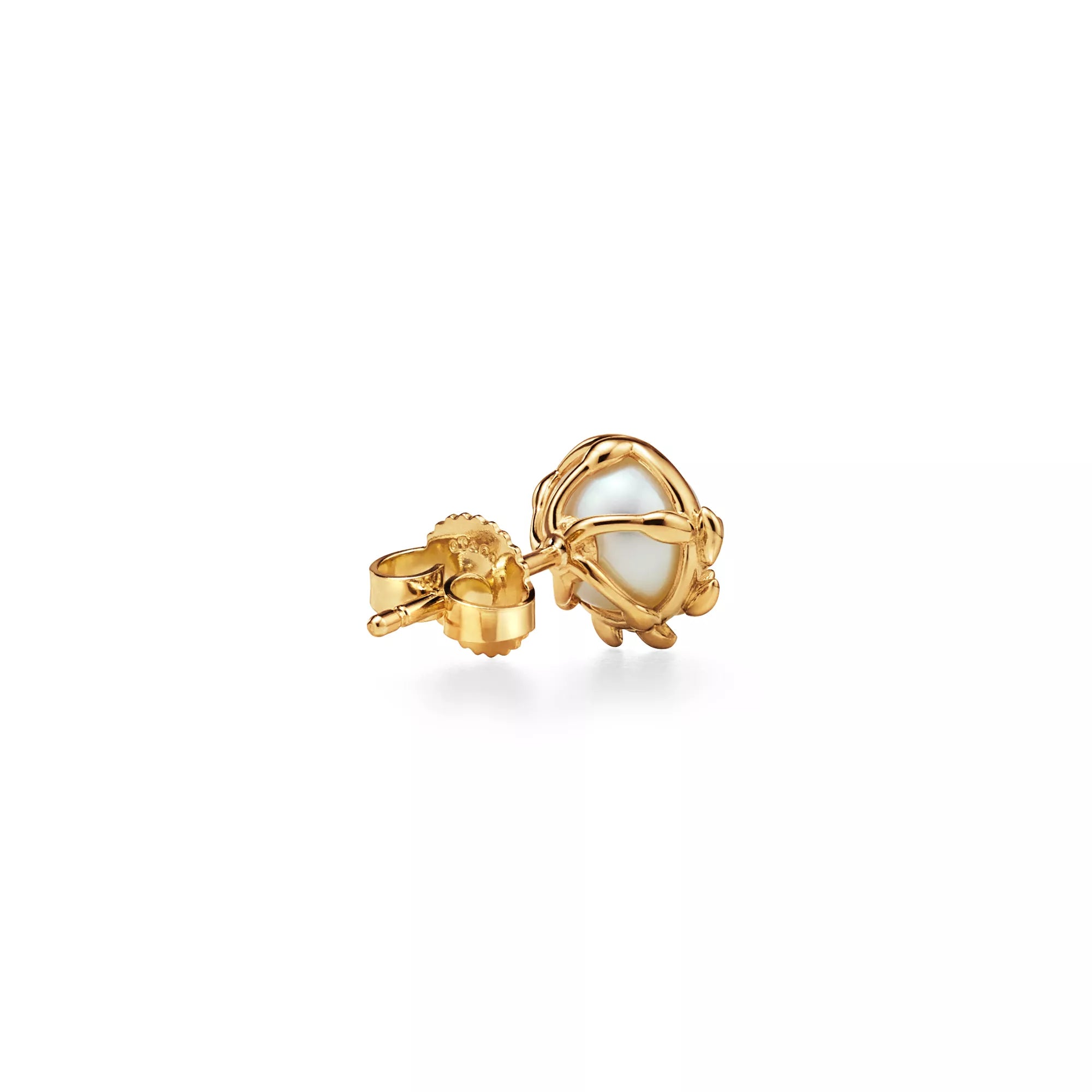 Carave Paris Vintage Pearl Floral Stud Earring