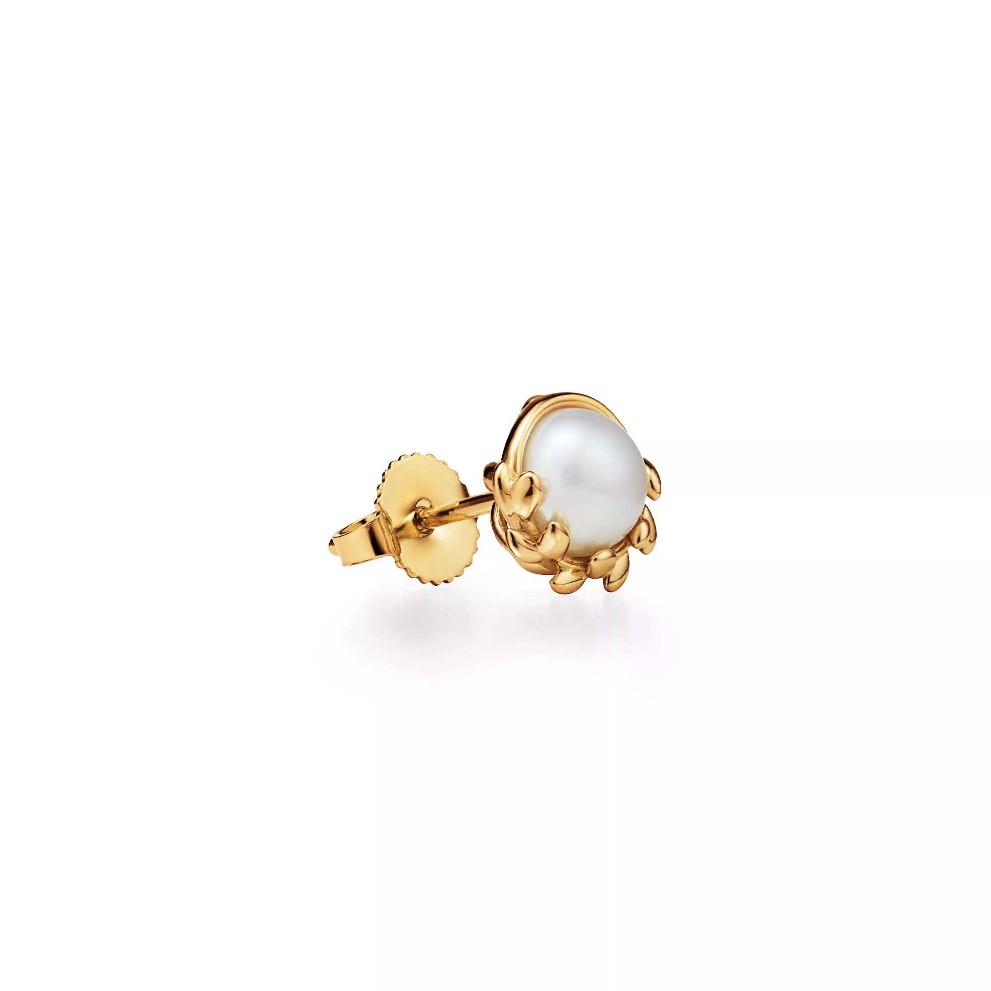 Carave Paris Vintage Pearl Floral Stud Earring