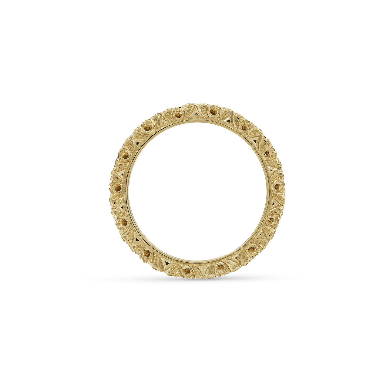 Carave Paris Vintage Rose Cut Diamond Filigree Band Ring