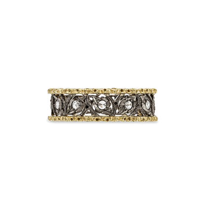 Carave Paris Vintage Rose Cut Diamond Filigree Band Ring