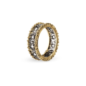 Carave Paris Vintage Rose Cut Diamond Filigree Band Ring