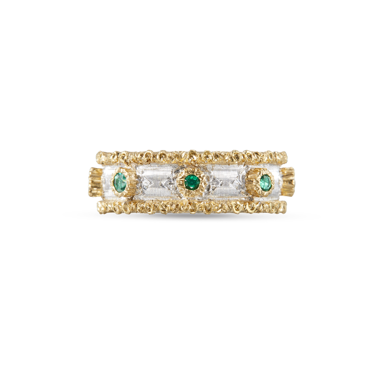 Carave Paris Vintage Sapphire Textured Eternity Band Ring