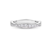 Carave Paris Wave Pavé Diamond Wedding Band