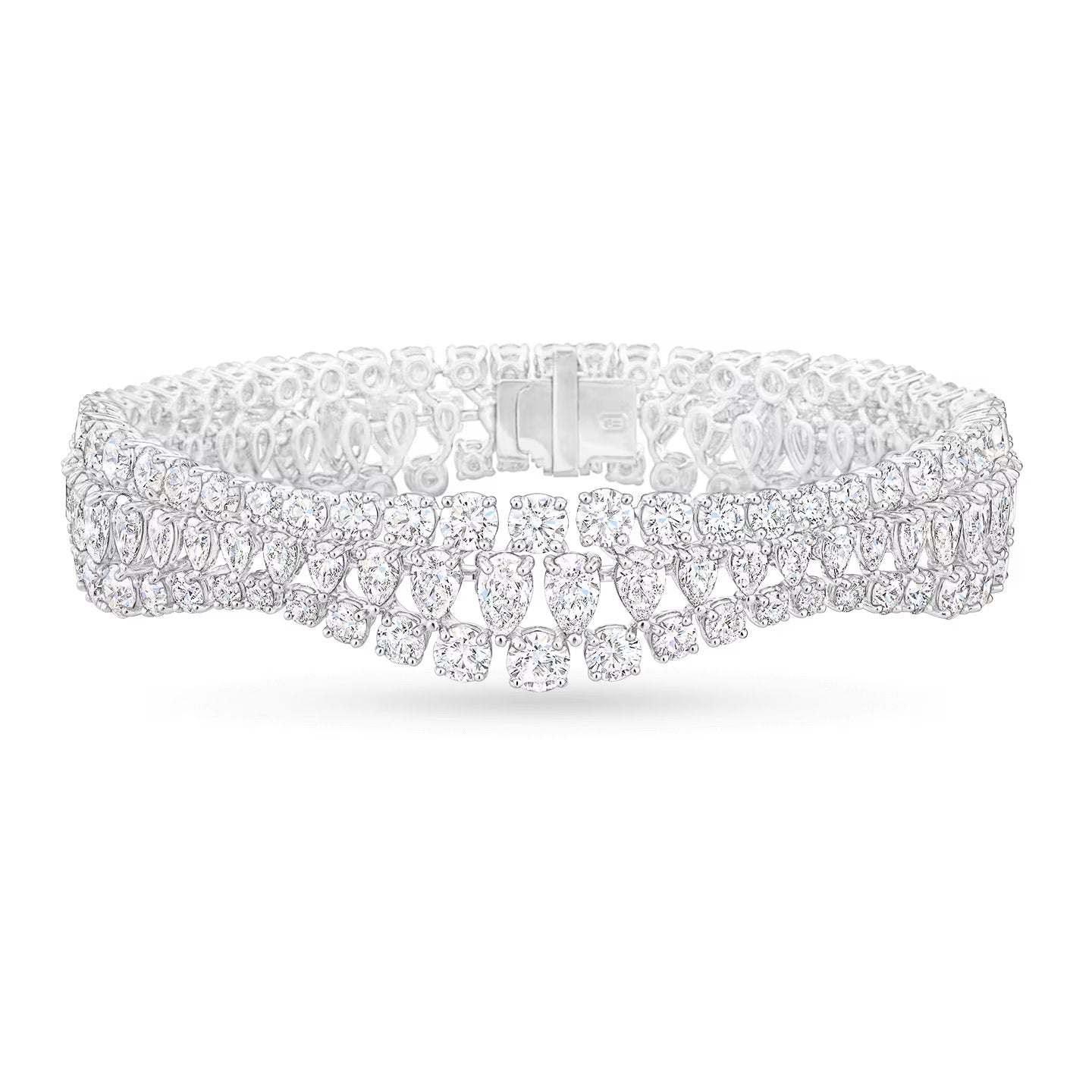 Carave Paris Winston Couture Cascade Diamond Bracelet